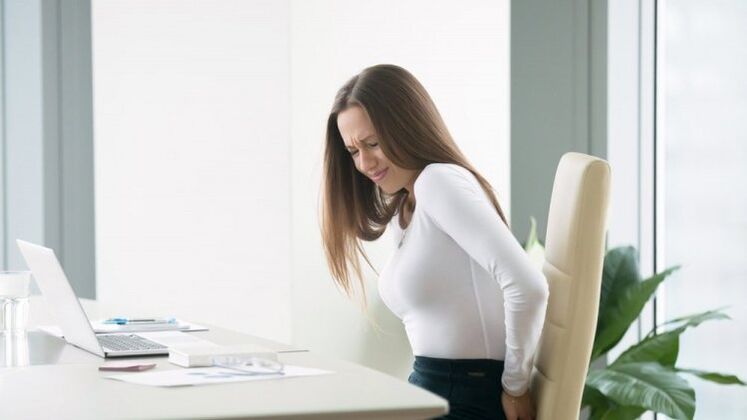 Hemorrhoids at sedentary work